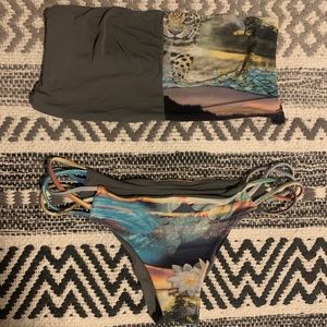 Amazing reversible San Lorenzo bikini